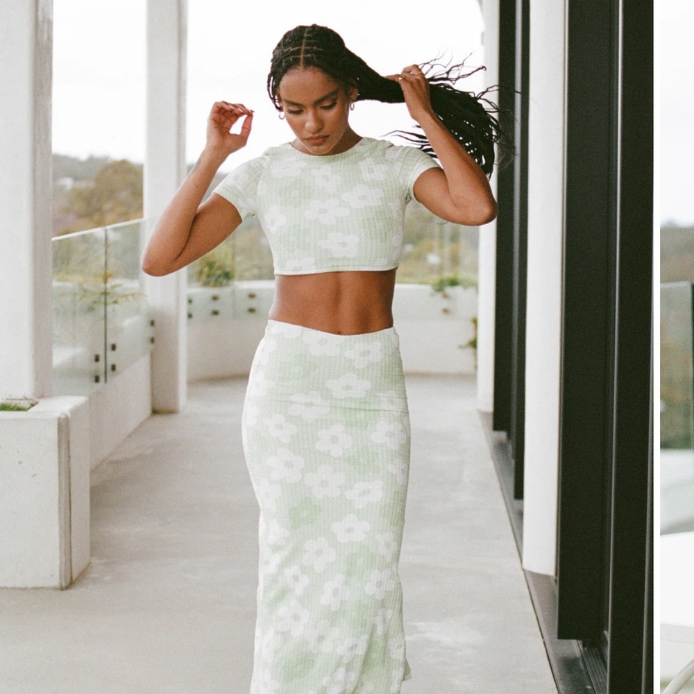 NWT Sabo Skirt | Esperenza L Mint